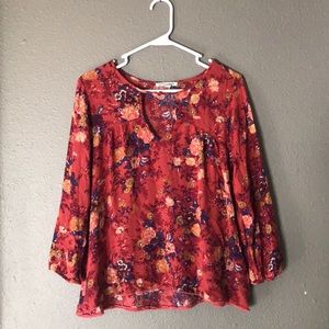 American Eagle Women’s Size Medium Floral Blouse